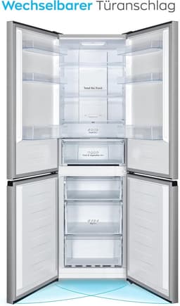 Heinrich´s HKS 3095 Koel- en vriescombinatie 304 liter - No Frost - XXL - koelvolume 207 l, vriesvak 97 l - stil 39 dB - energieklasse E - inox — thumbnail 10