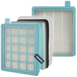 SQOON® HEPA Filterset geschikt voor Philips FC8058/01 Power Pro Compact - Filters — thumbnail 1