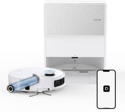 Aqua10 Ultra Roller Complete White - Robotstofzuiger met dweilfunctie – 30.000Pa Zuigkracht – AquaRoll™ & ThermoHub™ 100°C zelfreiniging – Tapijtveilig & slim Omnesight™ 2.0 navigatie – Voor harde vloeren & drempels — thumbnail 3