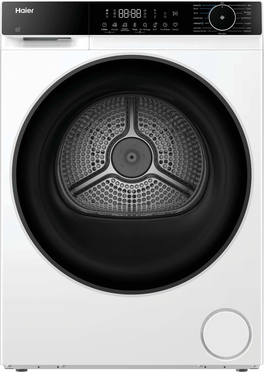 Haier X 5 HD120-E357U1 Warmtepompdroger 12 kg - AI Dry - Lage temperatuur - hOn App - Hygiene - Inverter Motor — afbeelding 1