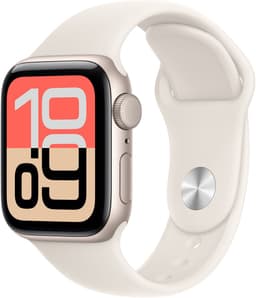 Apple Watch SE 3 - Wifi - 40mm - Starlight Aluminium Case with Starlight Sport Band - S/M — thumbnail 1