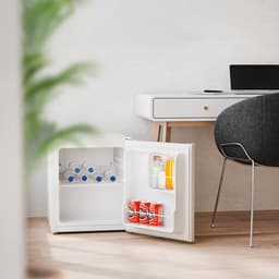 KitchenBrothers Mini Koelkast - 40L - Kleine ijskast - Vrijstaand - Minibar - Frigo - Compact - Wit — thumbnail 3