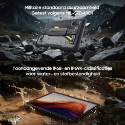 Blackview Active 7 - Tablet - 24GB RAM - 128GB ROM - Dual 4G SIM - 11 inch - 10000mAh - Octa Core - Android 15 Bluetooth 5.0 - NFC - OTG - Zwart — thumbnail 5