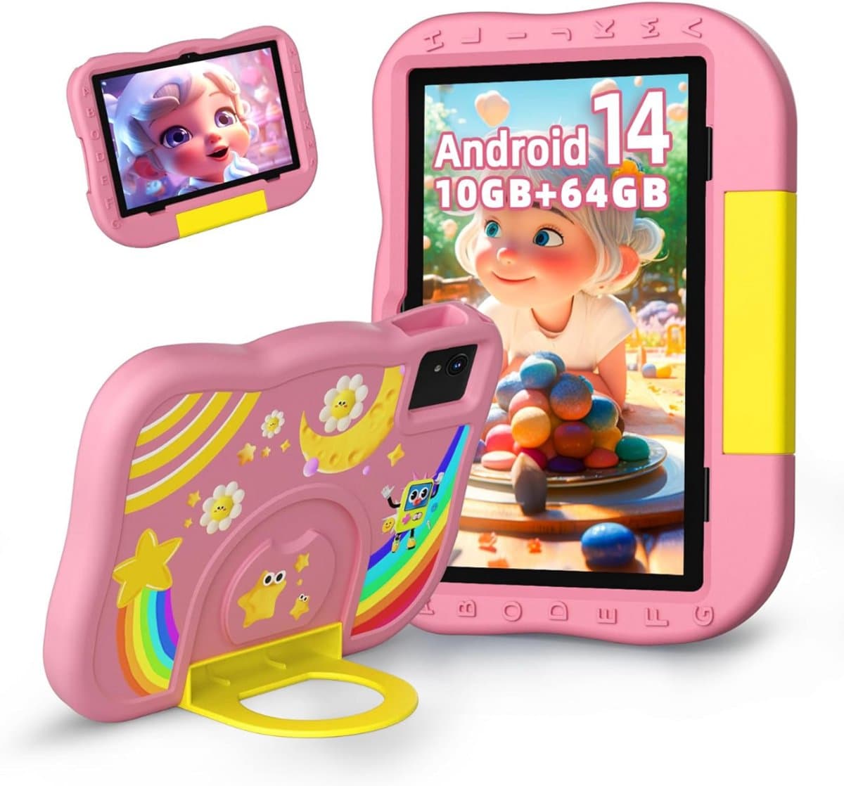 DailySupplies® Kindertablet Vanaf 3 Jaar - Tablet Kinderen - Kinderspeelgoed - Roze — afbeelding 1