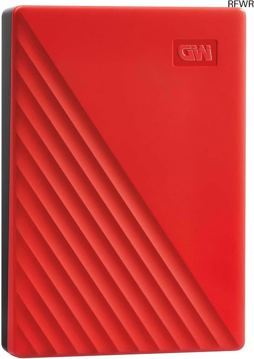 RFWR® Draagbare HDD 4 TB met USB 3.0 voor PC, Xbox en PS4 - Back-up en Wachtwoordbeveiliging — afbeelding 1