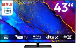 MEDION 108 cm (43") TV (Google TV, 4K, Dolby Vision HDR, Netflix, Prime Video, Disney+, Dolby Atmos, DTS X, Smart TV, PVR, Bluetooth, MD 843400) — thumbnail 1