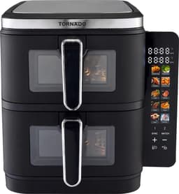 Tornado TFN-A2811TBRAX - Airfreyer - Dubbel 11l - 2800W - Heteluchtfriteuse - Zwart — thumbnail 1