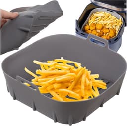 Siliconen inzet voor Airfryer - Rond - Herbruikbaar - Hittebestendig tot 230 graden — thumbnail 1