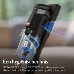 BISSELL PowerClean FurGuard Draadloze Steelstofzuiger - 280W Motor - 50 Min Gebruikstijd - Anti-klit Borstel - 2 in 1 Steel- en Handstofzuiger - Zelfstaand Design - HEPA-filter - LED-koplampen - Stick Vacuum Cleaner - Verwijderbare Batterij - 4093N — thumbnail 9
