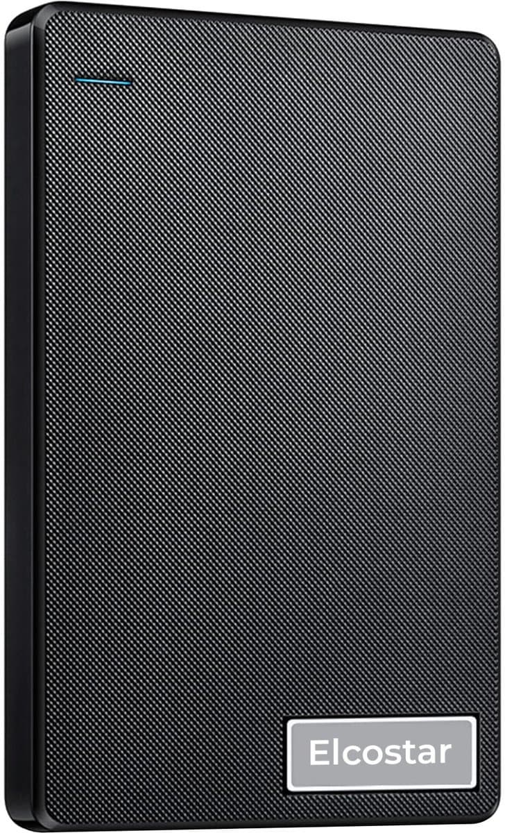 Elcostar Externe harde schijf 1TB - HDD - Harde schijf extern - Externe harde schijven - Geschikt voor Windows, Mac & Smartphone - Inclusief USB kabel — afbeelding 1