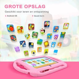 Kindertablet - Tablet voor Kinderen - 7 Inch - Ouderlijk Toezicht - 32GB Opslag — thumbnail 4