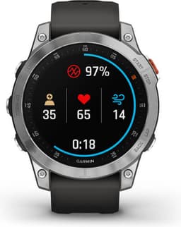 Garmin Epix Multisport Smartwatch - Helder amoled scherm - Geavanceerde GPS tracker - Multisport - 10ATM waterdicht - Slate/ Stainless steel — thumbnail 10