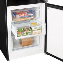 Inventum KV1808B No Frost energiezuinige koel-vriescombinatie - 180 cm hoog - 270 liter - Superkoelen - Supervriezen - Energielabel D - Vrijstaand - Zwart — thumbnail 10
