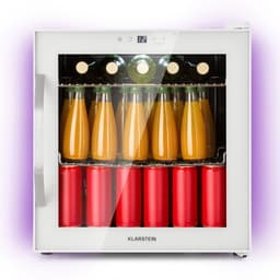 Klarstein Mini Koelkast met Glazen Deur, Kleine Stille Mini Koelkast voor Kamer & Tuin, Indoor/Outdoor Drankkoelkast met IoT/App-bediening, Koelkast voor Cosmetica & Dranken, 5–18 °C, 47 L — thumbnail 12