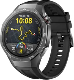 HUAWEI WATCH GT5 Pro 46mm Zwart Fluoroelastomeer Horlogeband - Ondersteuning van Golf en Duiken van 40 meter- Verbeterd 24/7 gezondheidsbeheer - Tot 2 weken batterijduur - Compatibel met iOS & Android — thumbnail 14