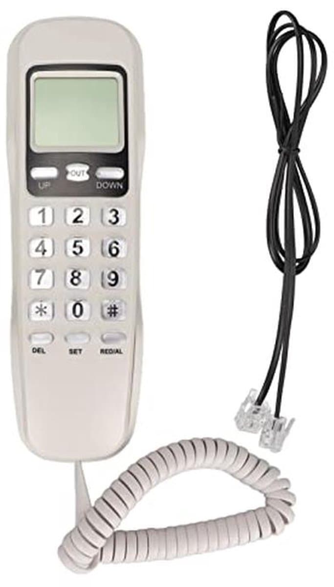 Vaste Telefoon met LCD-scherm en Flitsfunctie voor Senioren en Thuisgebruik — afbeelding 1