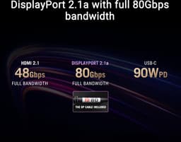 ASUS ROG Swift OLED PG27UCDM - 4K QD-OLED Gaming Monitor - DP2.1 - USB C 90W Power Delivery - 240Hz - 27 Inch — thumbnail 4