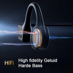 Bone Conduction Headphone - IPX8 Waterdicht - 32GB Geheugen - Open-Ear Draadloze Koptelefoon met Microfoon - Sport & Zwemmen - Gratis zwem oordoppen — thumbnail 4