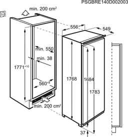 AEG SKE818E1DC - Inbouw koelkast — thumbnail 9