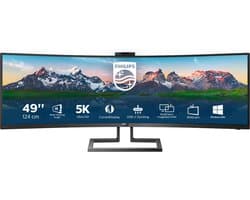 Philips 499P9H - UltraWide Dual QHD Curved - USB-C - VA Monitor - 49 inch