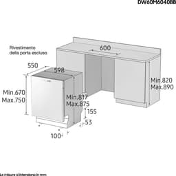 Samsung DW60M6040BB - Express Wash - Inbouw vaatwasser — thumbnail 17