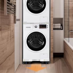 Wasmachine verhoger - Wasmachine verhoger - Wasmachine sokkel - Wasmachine verhoger met lade - Wasmachine opbouwmeubel - Wasmachine opbouwmeubel - Wasmachine Sokkel — thumbnail 3