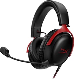 HyperX Cloud III Gaming Headset - PC, PS5, Xbox Series X|S - Zwart/Rood — thumbnail 1