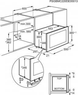 AEG MSB2057DB - Magnetron - Inbouw — thumbnail 2