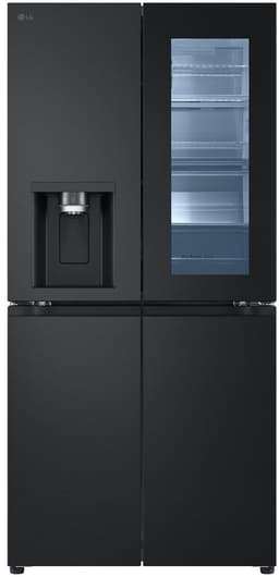 Lg GMG861EPAE - Amerikaanse Koelkast - 179cm hoog - zwart- Instaview glazen deur - 4 deurs — thumbnail 1
