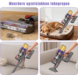 DYNA® Steelstofzuiger Met Snoer - Steelstofzuiger - Stofzuiger - Zwart - ‎40cm x 30cm x 20cm — thumbnail 3