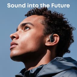 Soundcore V40i by Anker, open-ear hoofdtelefoon, kristalhelder ontwerp, 4 verstelbare standen voor een goede pasvorm in elk oor, 2x diepere bas, IP55, 21 uur afspeeltijd, duidelijke AI-gesprekken, Bluetooth 5.4, app-bediening — thumbnail 3