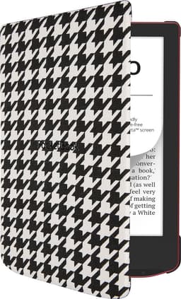 PocketBook Verse Bright Blue + Zwart/wit geruit PocketBook hoesje — thumbnail 10