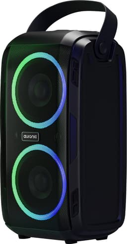 Auronic Partybox - Bluetooth - Party Speaker - Muziek box - Discolichten - USB, AUX en SD-kaart Aansluiting - Zwart — thumbnail 1
