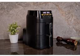 Nexxt Double Stack Airfryer – 2x 2.5L – Compact & Ruimtebesparend – 2 Gerechten Tegelijk – Ideaal voor Kleine Keukens — thumbnail 4