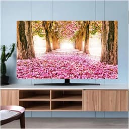 TV Beschermhoes - Stofhoes Decoratie - Buiten Gebruik - Zachte Fleece Stof - 32-70 Inch - Universeel — thumbnail 3