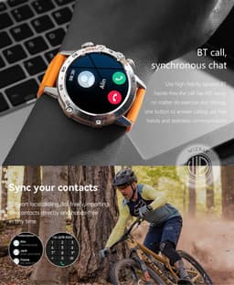 WizBay Premium Select® Sport Smartwatch - 1,39 Inch IPS Scherm - Bluetooth Bellen - Hartslag Bloeddruk Zuurstof - 100+ Sportstanden - 400mAh - Zwart — thumbnail 10