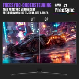 REN® Gaming Monitor 240hz - Gaming Monitor - Zwart - ‎18cm x 62cm x 45cm — thumbnail 2