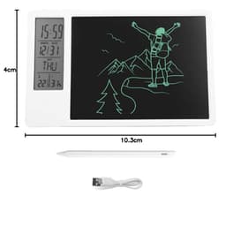 Nexvo® Digitaal Notitieblok - Grafische Tablet Met Tekenpen - Herbruikbare Notitieblok – Wit - ‎11cm x 15cm x 1cm — thumbnail 10