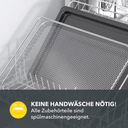 Heinrich´s HMO 8407 Oven met hete lucht - 60L – Oven met draaispit, airfryer-inzetstuk – binnenverlichting - 2000W — thumbnail 7