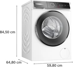 Bosch Serie 8 WGB244040 - Wasmachine - Voorbelading - 9 kg - 1257 RPM - Wit - DE display — thumbnail 9