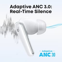 soundcore Liberty 5 by Anker, draadloze oordoppen met noise-cancelling, 2x sterkere stemonderdrukking, realtime adaptieve noise canceling, snelladen, Dolby Audio, heldere gesprekken met 6 microfoons en AI, lange batterijduur — thumbnail 11