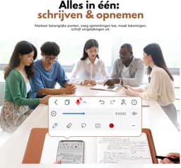 HUION - Smart Notebook - Digitaal notitieblok met Bluetooth 5.0 , voor schrijven en schetsen, compatibel met alle grote merken — thumbnail 3