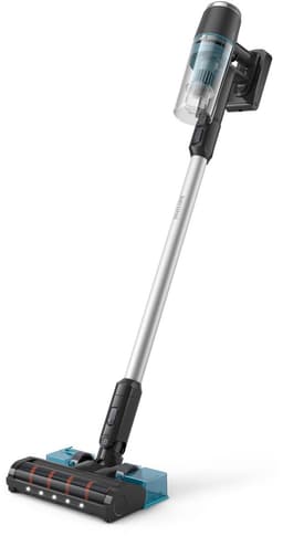 Philips Steelstofzuiger Met Dweilfunctie XC3133/01 - Draadloos - Zuigmond met LED verlichting - Zonder Zak - Handstofzuiger - Alle Vloertypen - Matzwart — thumbnail 11