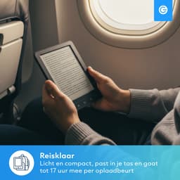 eReader 6 Inch - Ebook Reader - E-Reader met Backlight - 17H Schermtijd - 4GB - Zwart - Silvergear — thumbnail 5