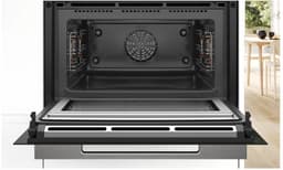 Bosch CMG7761B1 - Serie 8 - Compacte inbouwoven met magnetron - Eenvoudig te reinigen met pyrolytische zelfreiniging - Air Fry-functie: voor perfect en gezonde gefrituurde gerechten — thumbnail 12