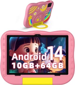 DailySupplies® Kindertablet Vanaf 3 Jaar - Tablet Kinderen - Kinderspeelgoed - Roze — thumbnail 5