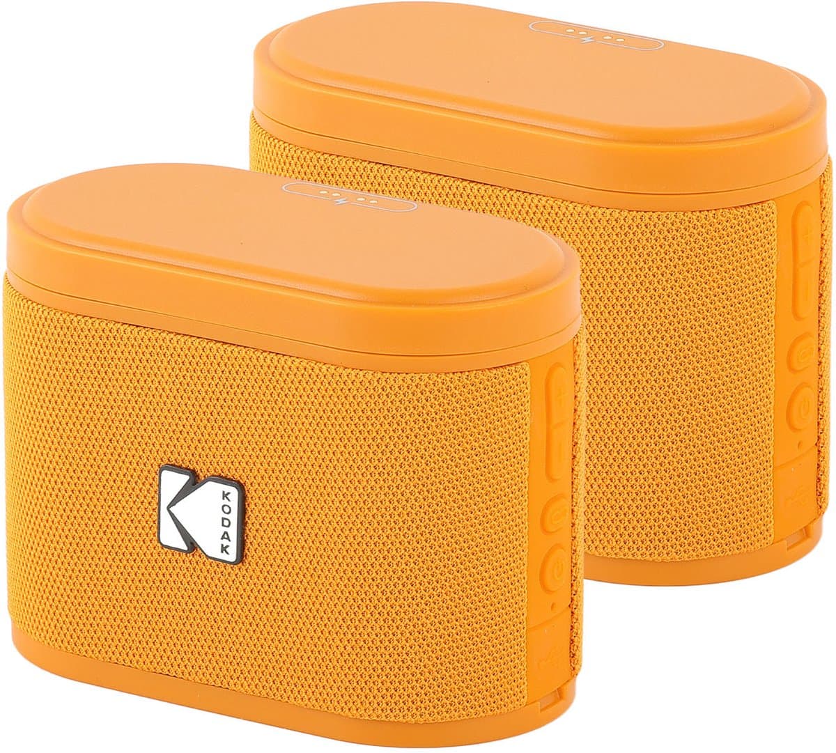 Kodak SoundBrix Bluetooth Speaker – Draadloze Muziek Box –5W RMS - 2pcs – Oranje — afbeelding 1