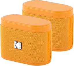Kodak SoundBrix Bluetooth Speaker – Draadloze Muziek Box –5W RMS - 2pcs – Oranje — thumbnail 1