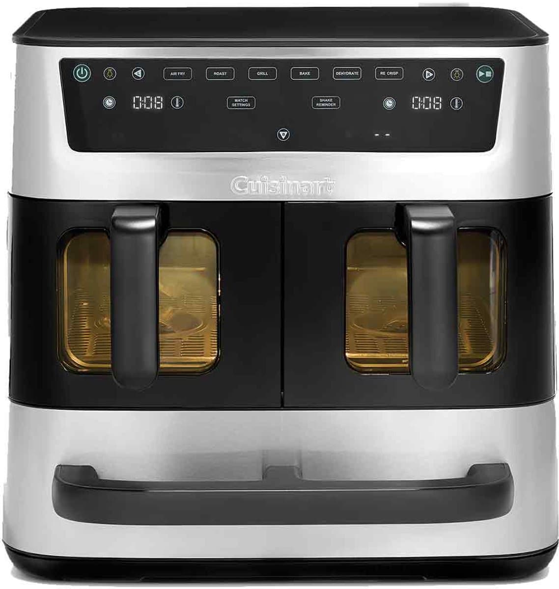 Cuisinart - Tri Zone 13,6 L Airfryer & Oven - 3 zones Heteluchtfriteuse (2x4,3 L + 5 L) - 9 functies - Sync Cooking - PFAS-vrije keramische coating - 2520 – 3000W - Grijs — afbeelding 1
