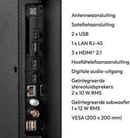 MEDION TV 125,7 cm (50 inch) QLED (Google TV, 4K, Dolby Vision HDR, Netflix, Prime Video, Disney+, Dolby Atmos, DTS X, Smart TV, PVR, Bluetooth, MD 850700) — thumbnail 3